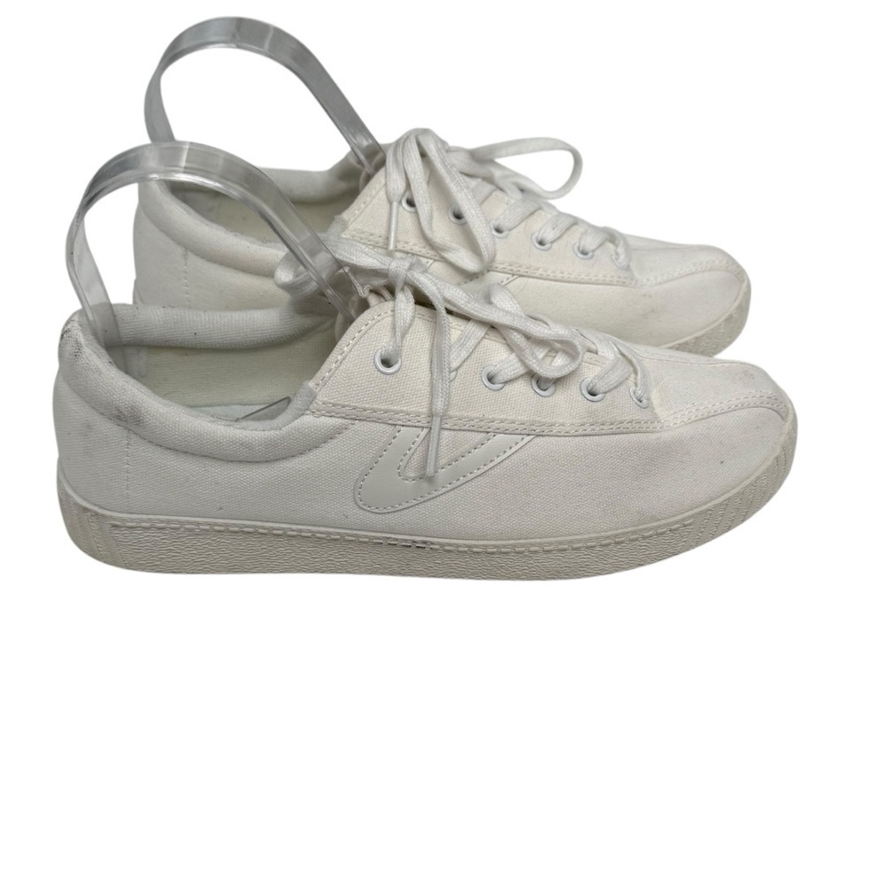 Tretorn Nylite plus white Sneaker canvas size 9
